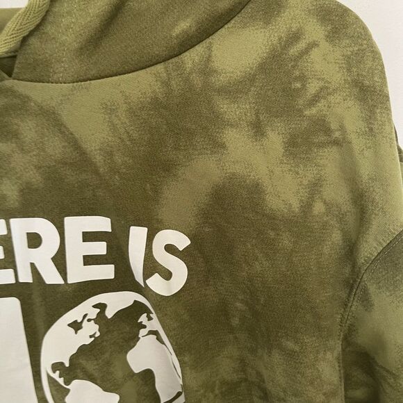 The Eco Closet Green Tie-dye Kangaroo Pocket Hoodie Sweater - Picture 6 of 6